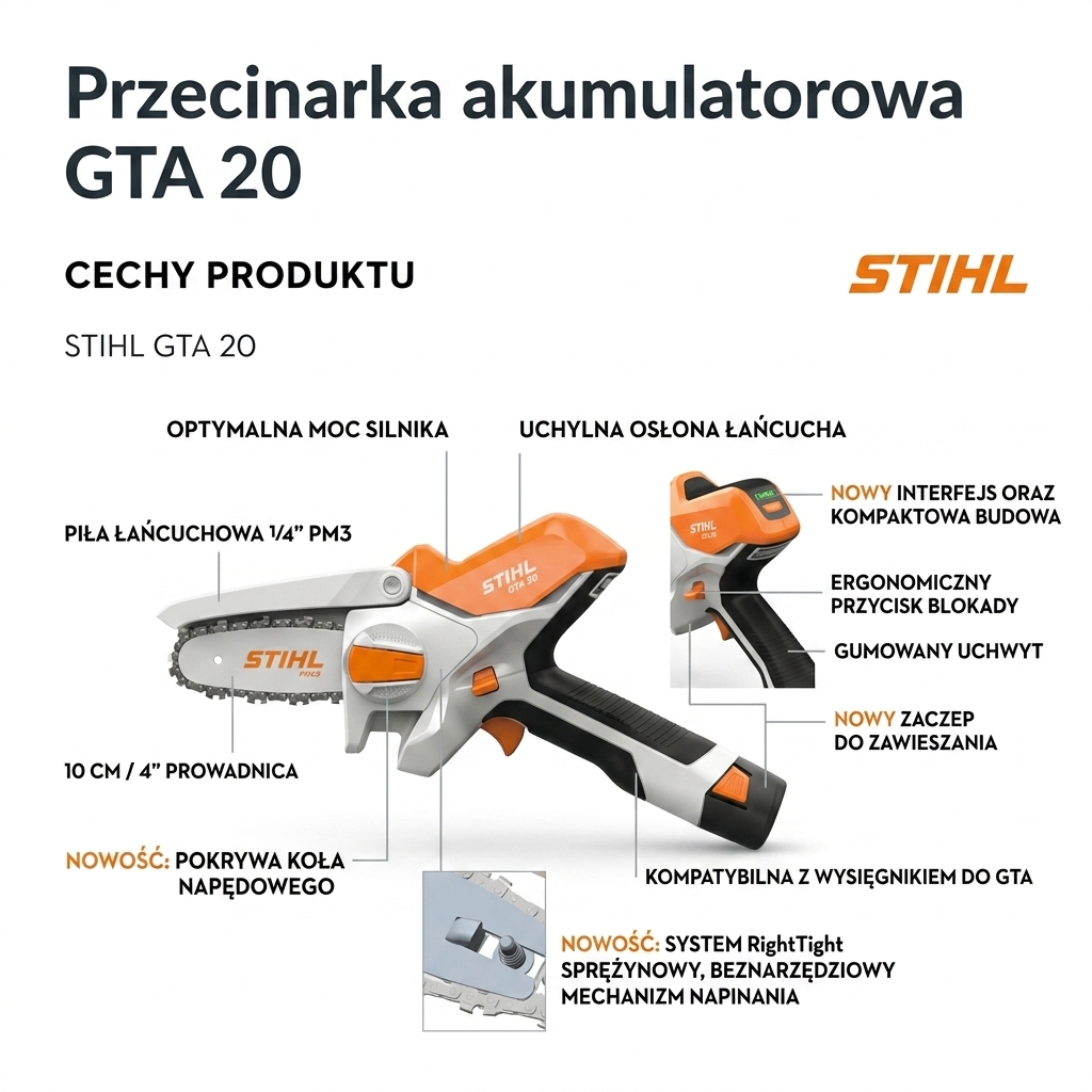 Stihl GTA 20 Pilarka Akumulatorowa